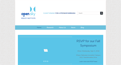 Desktop Screenshot of openskypolicy.org