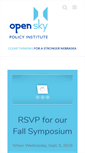 Mobile Screenshot of openskypolicy.org