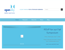 Tablet Screenshot of openskypolicy.org